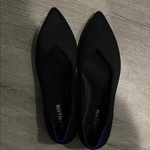 Rothy's Black Pointed Flats